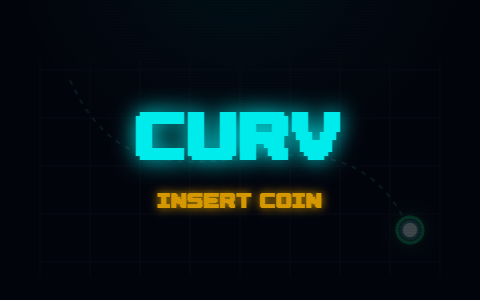 CURV title screen in neon arcade style; gameplay plays on hover